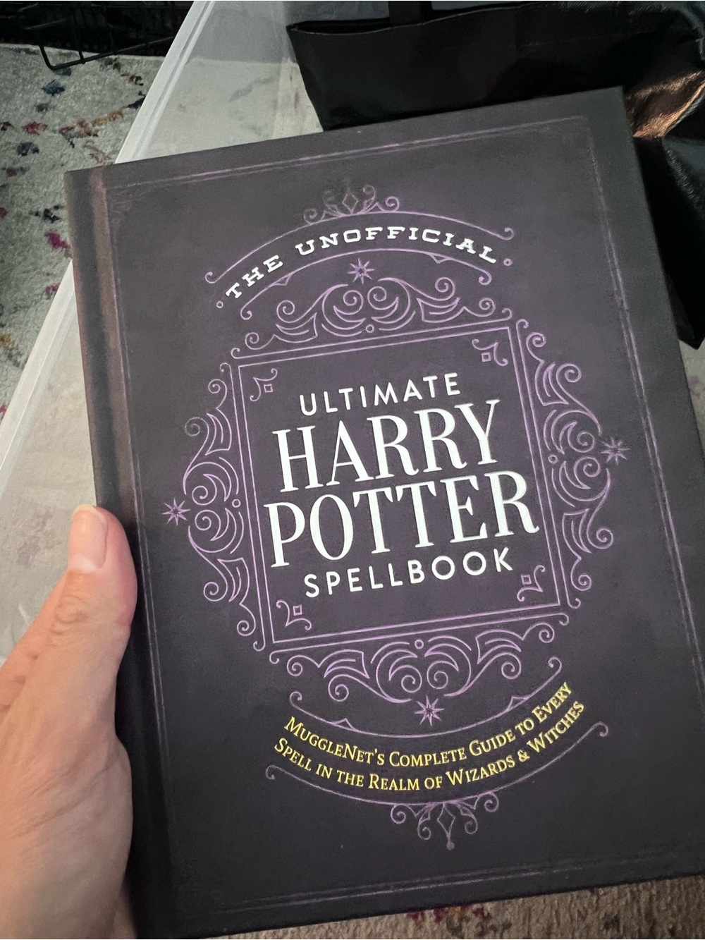 The Unofficial Ultimate Harry Potter Spellbook - Black with Purple Accents
